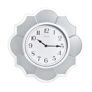 Loire Scallop Clock with Mirrors 22" 